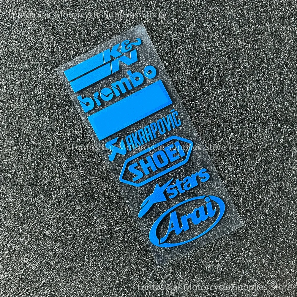 Reflecterende waterdichte laserstickers voor motorfietsmodificatie, racesponsordecoratie, scooter, spatbord, helm, auto-decals