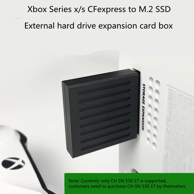 Expansion Card Box For Xbox Series X S External Host Hard Drive Conversion Box To M2 SSD PCIE 4.0 Aluminum Alloy Portable