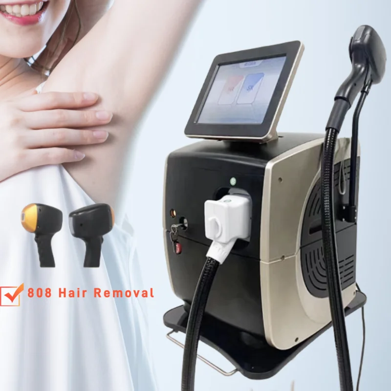 

Hot Selling Painless 3 Wavelength Diode Laser Hair Removal Machine 755nm 808nm 1064nm for armpit hair removal