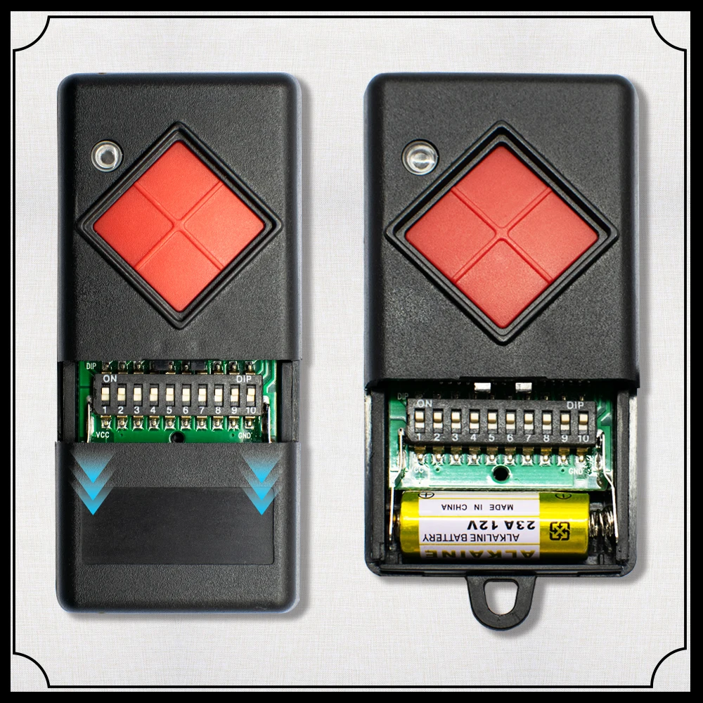 Imagem -04 - Dickert Mahs4001 Mahs40-04 40.685mhz Abridor de Porta de Garagem Transmissor de Controle Remoto 40mhz Chaveiro