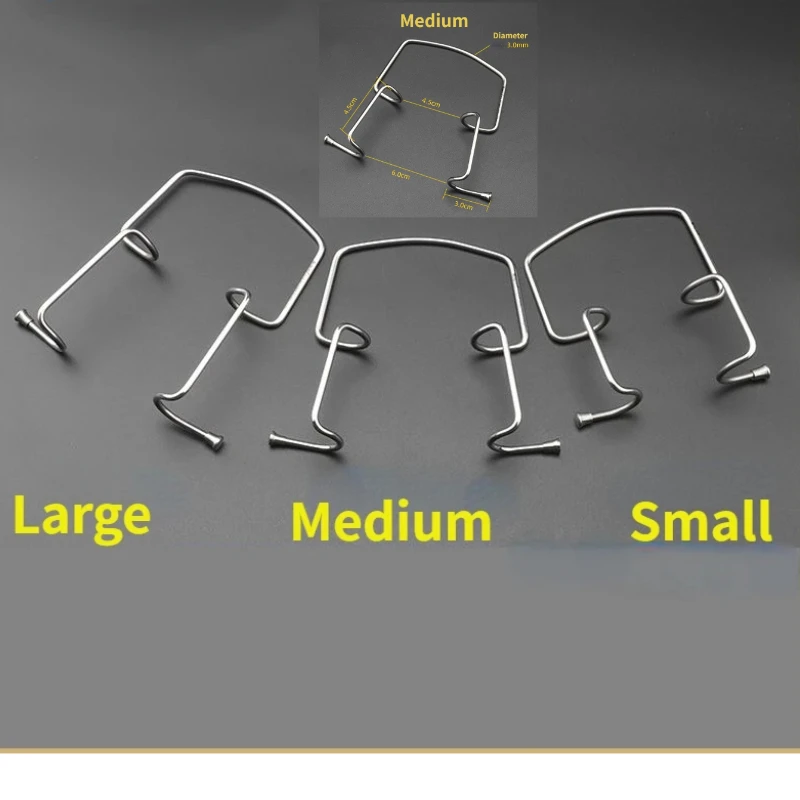 1PC Dental Full Mouth Retractor Dental Retractor Mouth Gag Oral Care Mouth Opener Stainless Steel Dental Teeth Whitening Tool