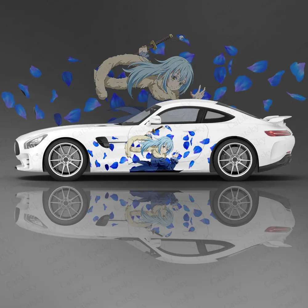 Tensei shitara Slime Datta Ken Car Body Stickers Anime Itasha Car Side Decal Sticker Car Body Sticker Car Body Decor Stickers