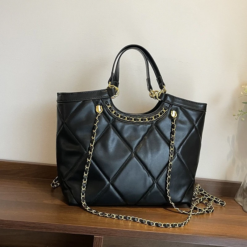 

Light Luxury High-end Handbag New Large-capacity Fashion Women's Bag Exquisite Chain Cross-body Bag