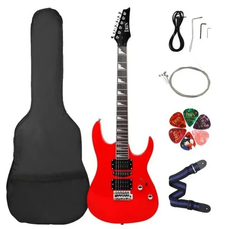 6 Strings Electric Guitar Five-speed Pickup Body Neck Electric Guitarra with Bag  Necessary Guitar Parts Accessories