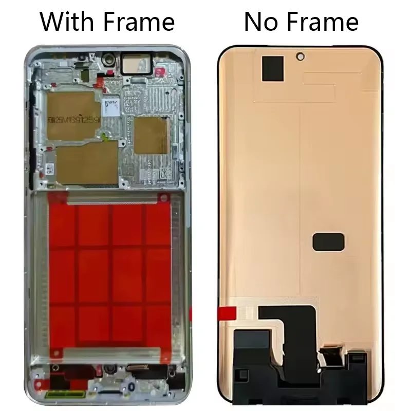 6.67'' 120Hz LTPO Amoled For Huawei P60 LNA-LX9 LCD Screen Display+Touch Glass Digitizer Parts P60 Pro LCD MNA-LX9 P60Pro Frame