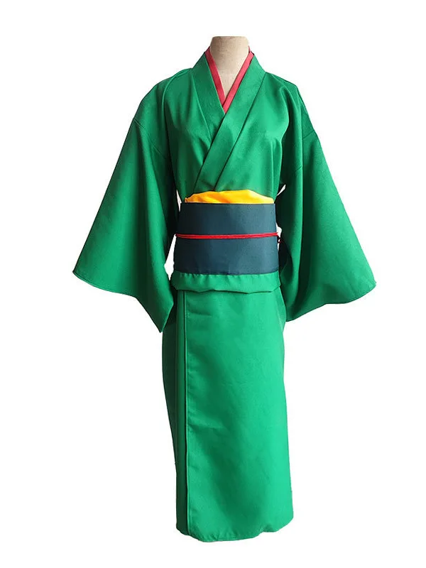 Katherine  Country Cosplay Kyasarin Green kimono bathrobe Costumes Clothing