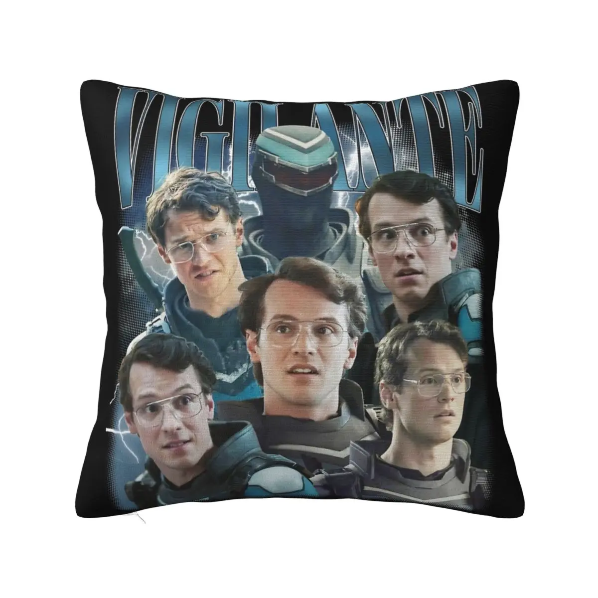 Vintage Vigilante Adrian Chase Bootleg Pillowcase Printing Polyester Cushion Cover Decorative Pillow Case Cover Home Zipper 18