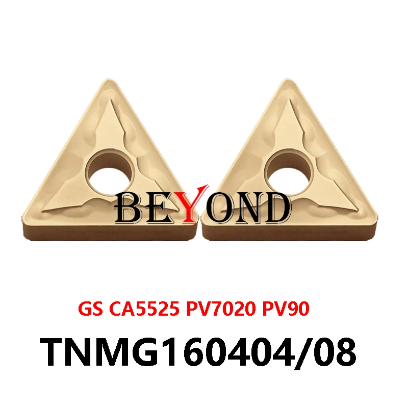 100% Original TNMG160404GS CA5525 TNMG160408GS PV7020 PV90 Carbide Inserts TNMG160404 TNMG160408 GS Lathe Cutter CNC TNMG 1604