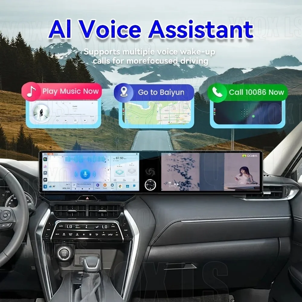 

Для Toyota Harrier Venz 2022-2025: Автомагнитола Android с двумя экранами, мультимедийный видеоплеер, GPS-навигация, Carplay, DSP