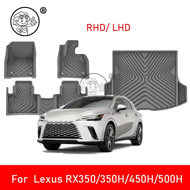 

For Lexus RX350/350H/450H/500H 2026 2025 2024 TPE LHD RHD All Weather Protection Anti-Slip Floor Mats or Trunk Mats