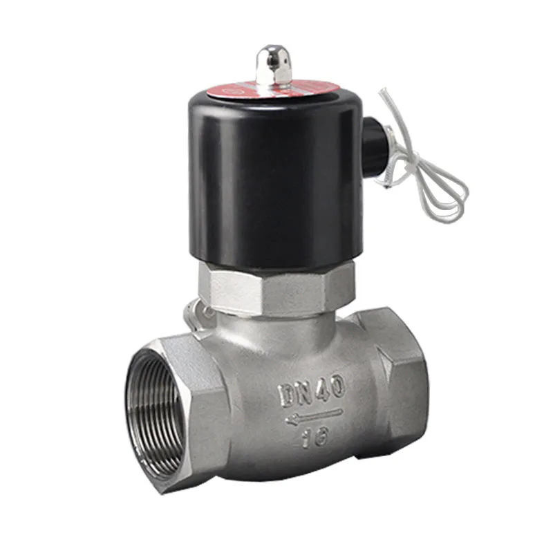 

1-1/2" Normally Closed Steam Solenoid Valve 24V 12V 220V 110V Stainless Steel Solenoid Valves