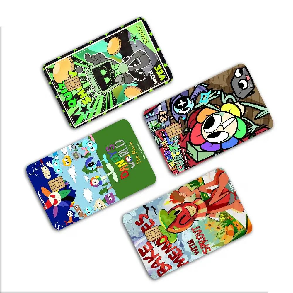 Anine Game D-Dandys W-WorldS Anime Young Creidt Card Debit Card Sticker Film Case Front Tape for Small Big Chip No Chip