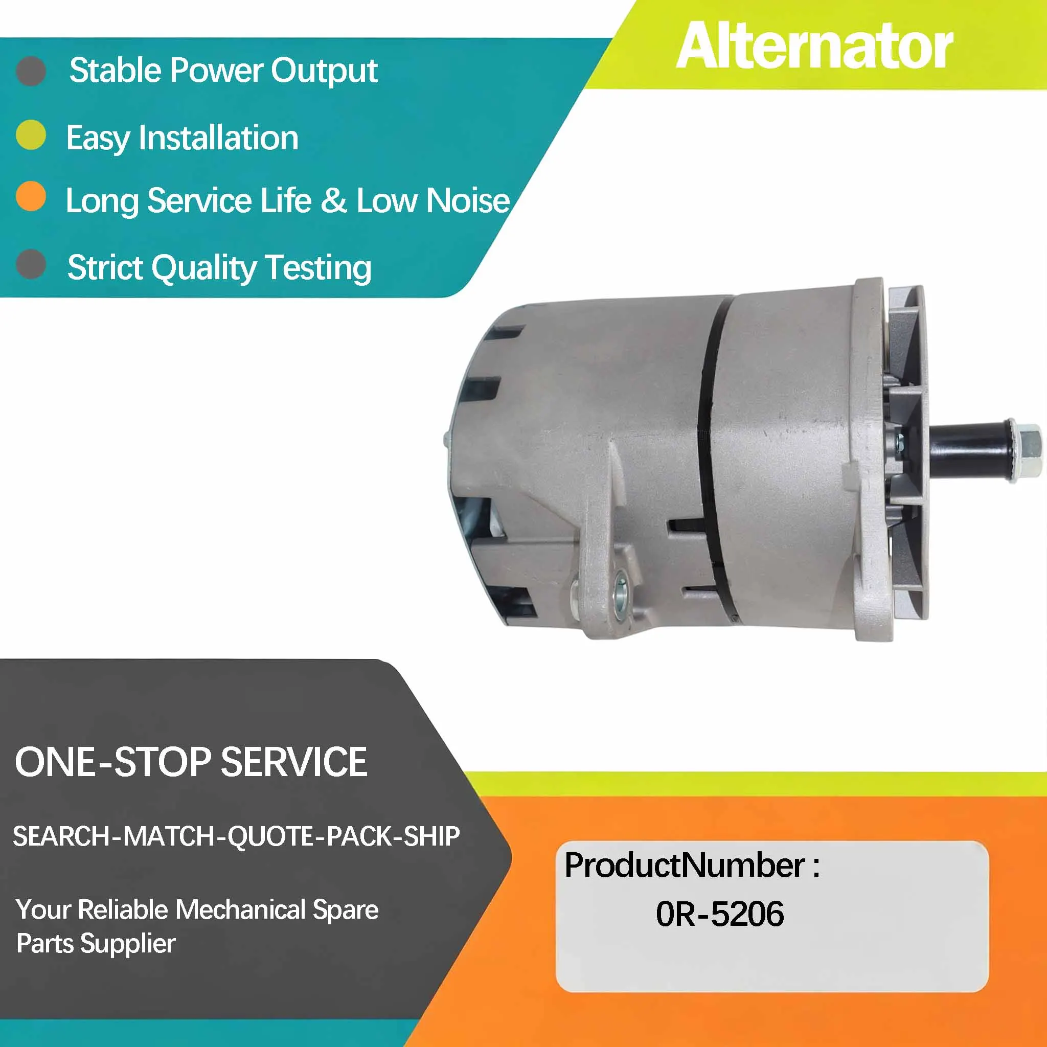 24V 75A Alternator 1117243 For Caterpillar CAT 621E 621B 623E Wheel Scraper