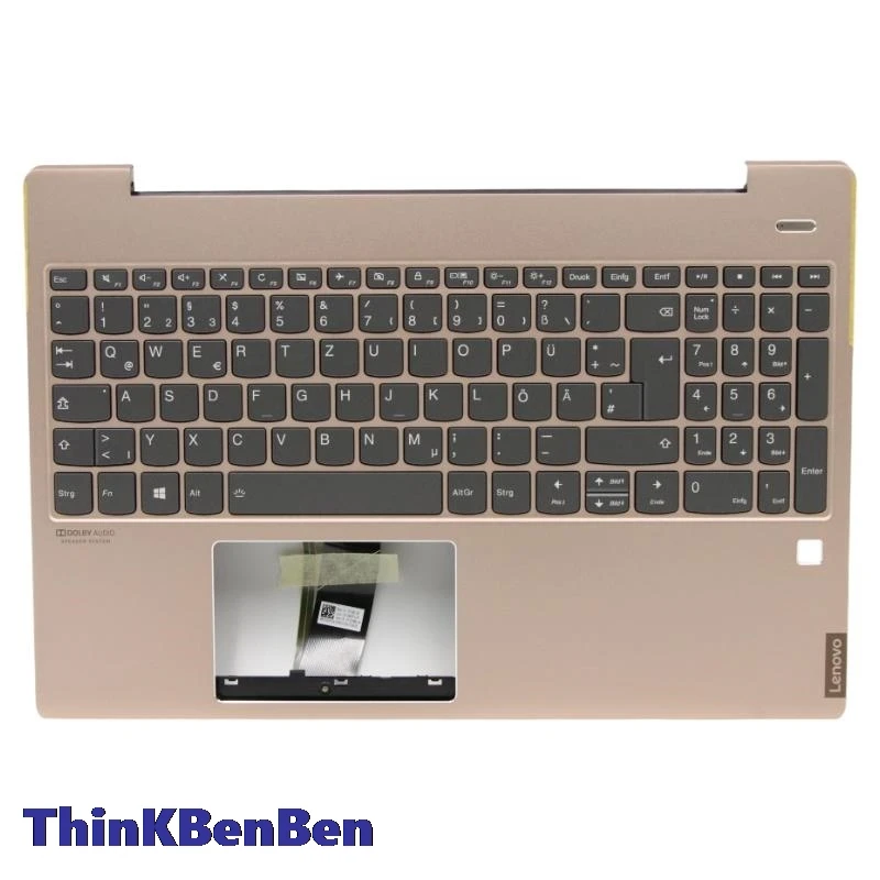 

DE German Copper Keyboard Upper Case Palmrest Shell Cover For Lenovo Ideapad S540 15 15IWL 15IML 5CB0U42575