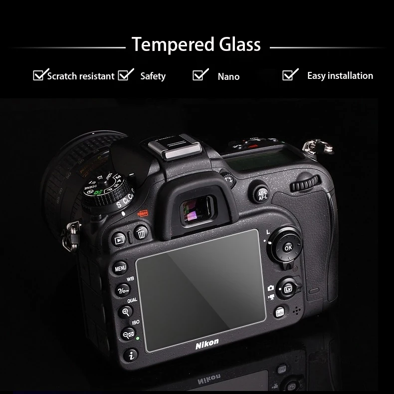 Bizoe Gehard Film Slr Camera Voor Pentax K50 K30 K5 K7 Lcd-scherm Gehard Glas Beschermende Film Digitale Accessoires