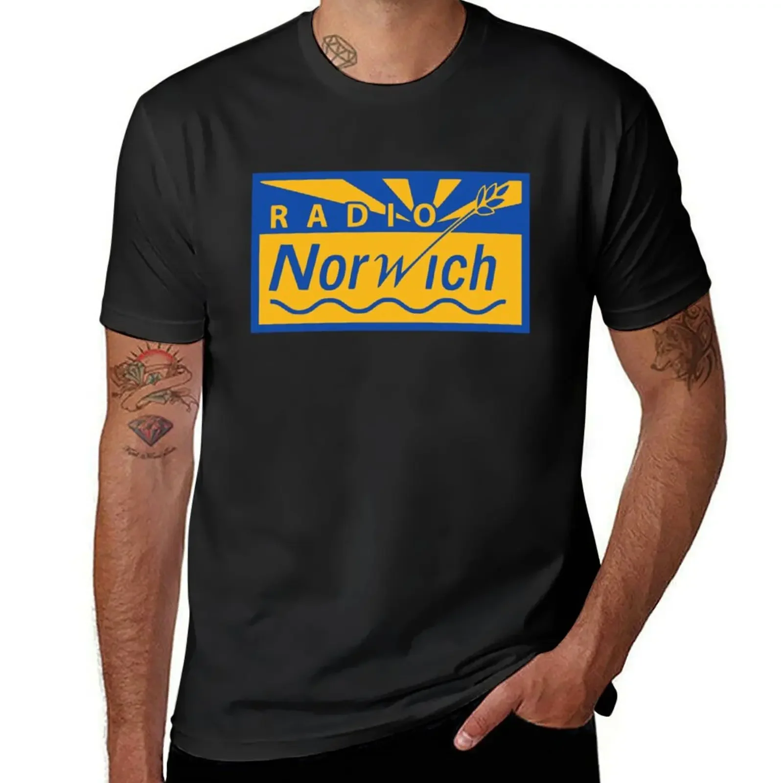 Radio Norwich T-Shirt essential t shirt vintage anime shirt Aesthetic clothing custom shirt men t shirts high quality