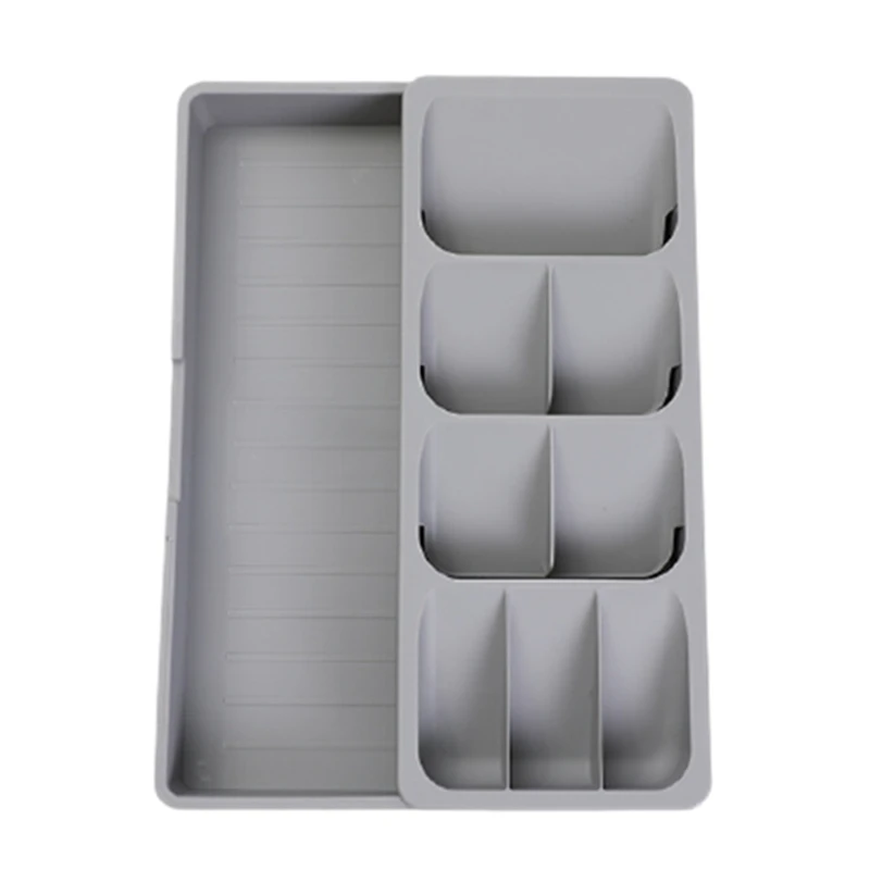 

Kitchen Organizer Cutlery Drawer Storage Box Tray Fork Spoon Divider Container For Kitchen Utensils