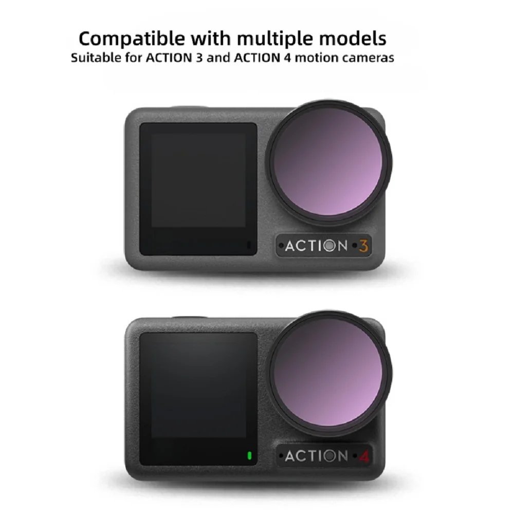 CPL Filter for DJI Action 3/4/5Pro Universal Quick Attach Polarizing Lens Boost Image Clarity Lens Accessory Outdoor Shooting