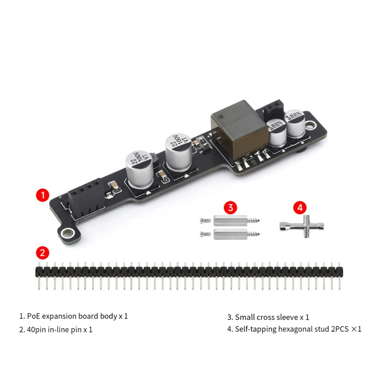 POE MODULE Power over Ethernet-uitbreidingskaart voor NVIDIA Jetson Orin Nano/Jetson Orin NX