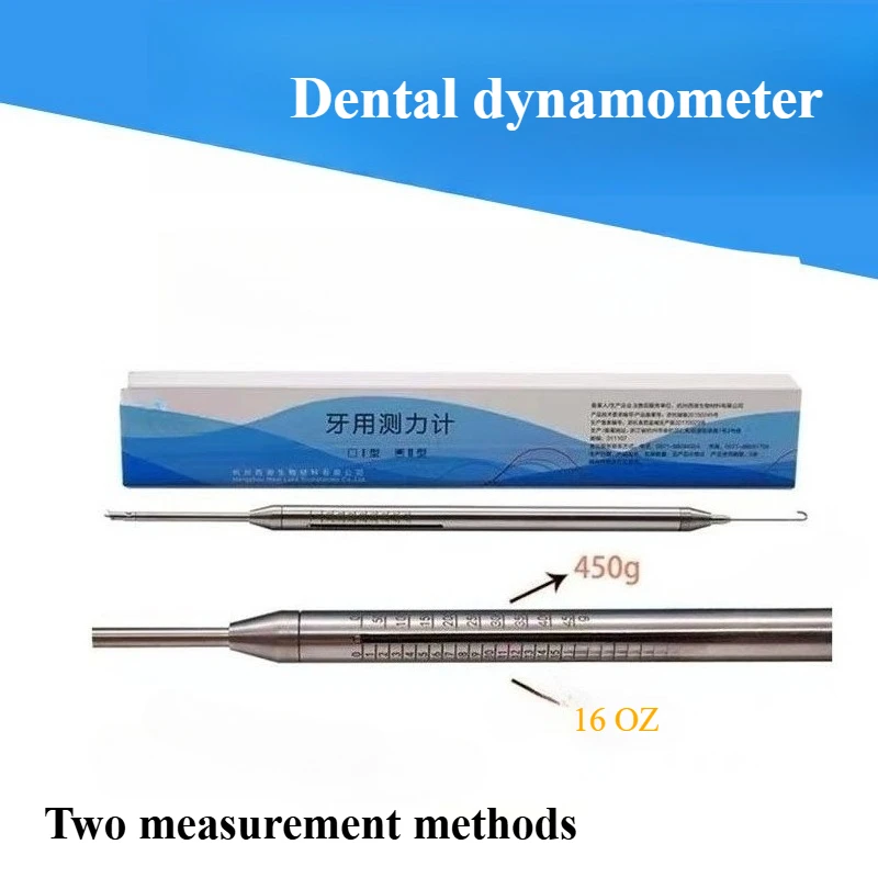 

Стоматологические принадлежности Динамометр Ортодонтия Лабораторное оборудование Ортодонтический измеритель натяжения для полости рта Два модели Стоматологическая клиника Уход за инструментами