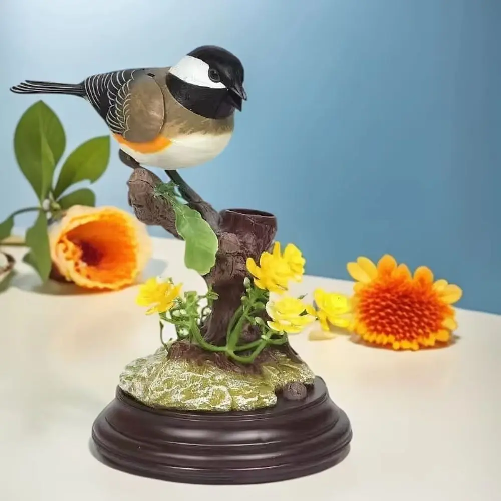 Sound Voice Control Simulation Bird Toy Electric Simulation Cute Decorative Voice Control Bird Creativity Design