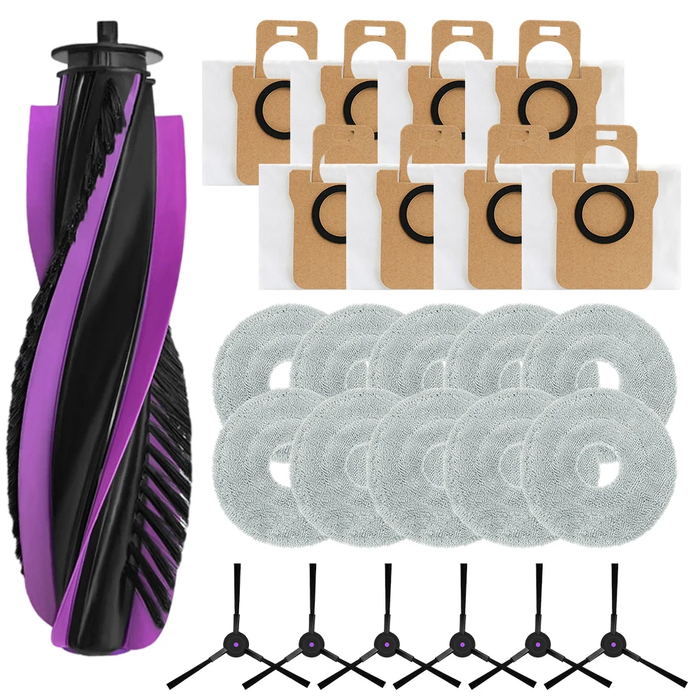 

1 Set Compatible For JONR For P20 PRO Spare Parts Accessories Mop Cloth Brush Dust Bag For Effective Cleaning Home Sweeper Part