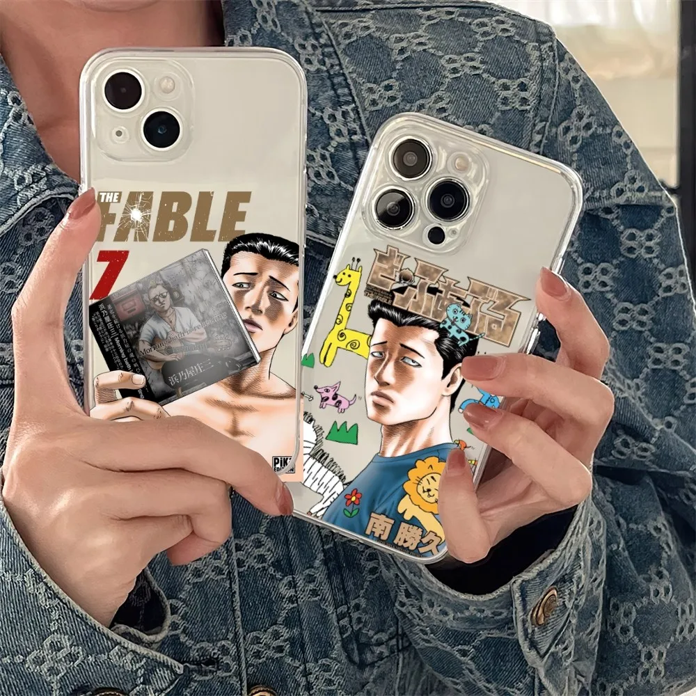 The Fable The Second Contact Manga  Phone Case For iPhone 11 12 Mini 13 14 15 Pro XS Max X 8 Plus SE XR Transparent Shell