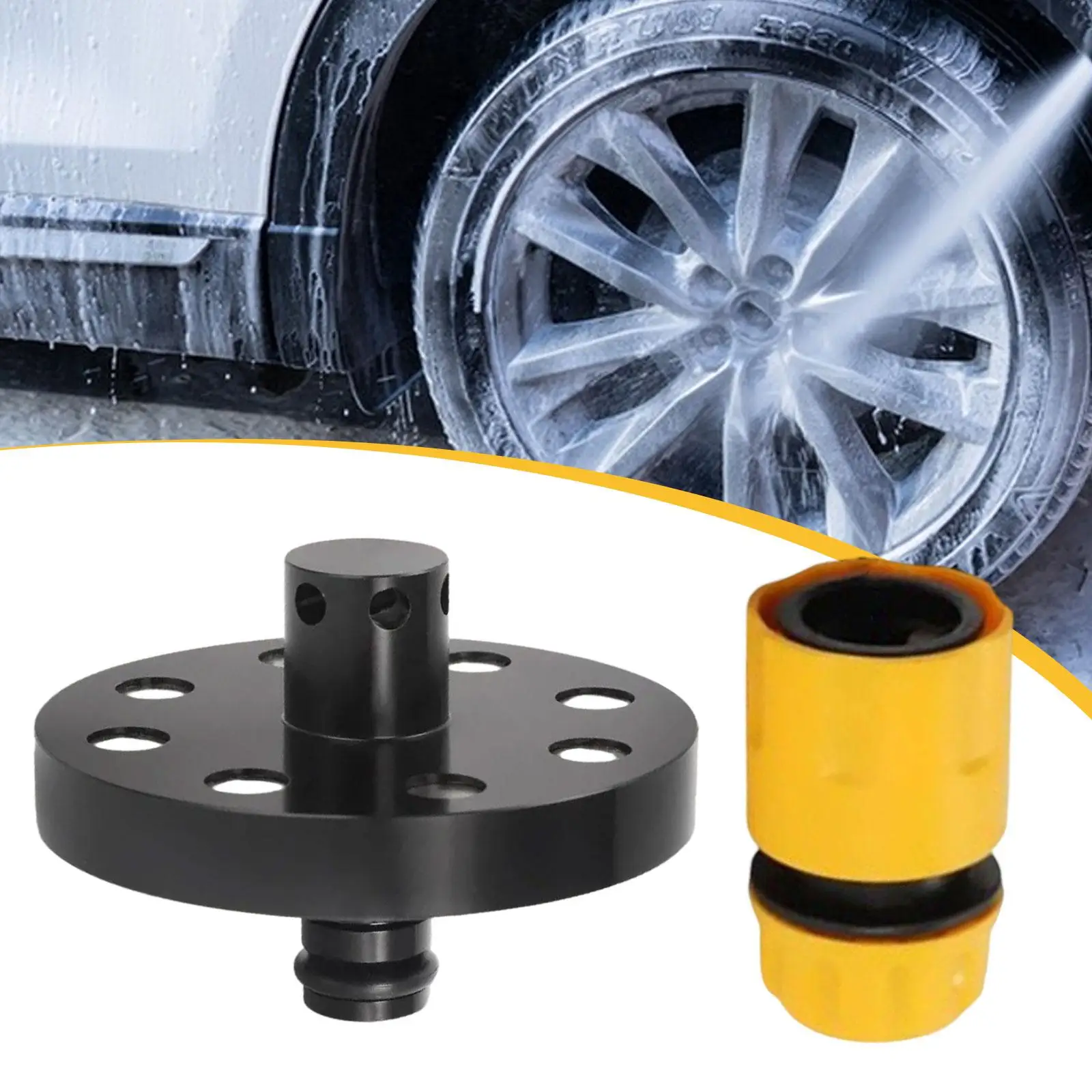 Car Chassis Cleaner Kit Portable High Pressure Undercarriage Flusher Spray Adapter for Compressor Service