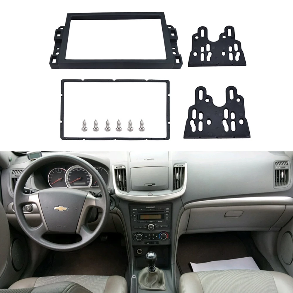 Car Radio Frame for Chevrolet Lova Captiva Gentra Aveo 2006 2007-2011 Audio Video Player 2 DIN Conversion Panel