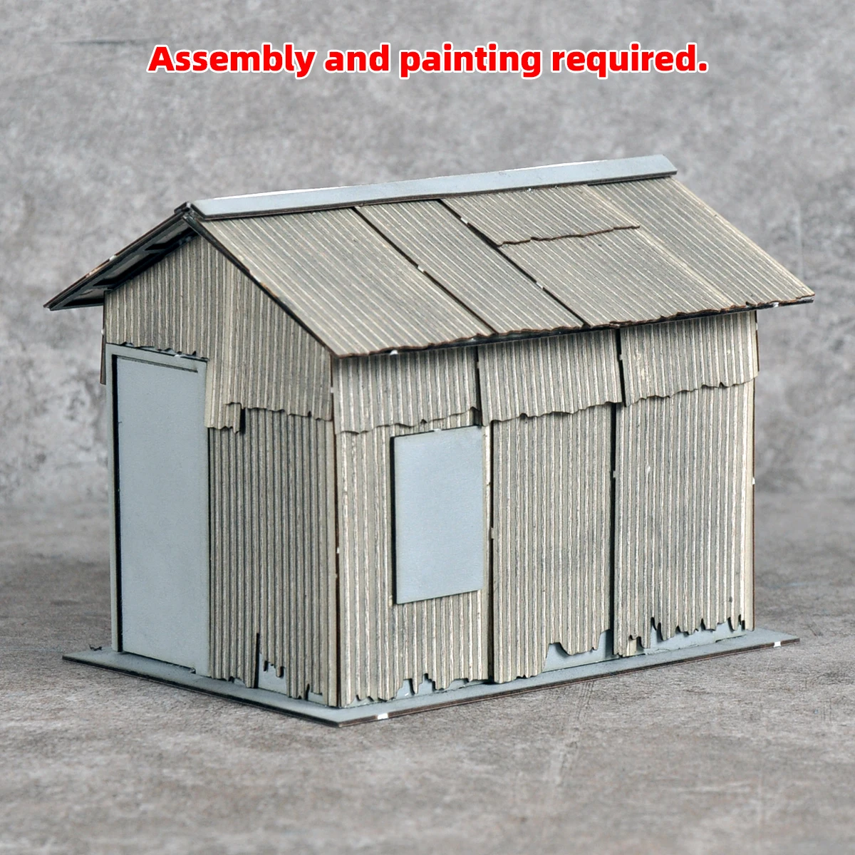Architekturmodell-Bausatz Miniatur-Gebäude Ländliches Haus Blockhaus Holzhäuser Diorama Maßstabsmodell-Bausatz 1/35/48/64/72/87 – Detail 6