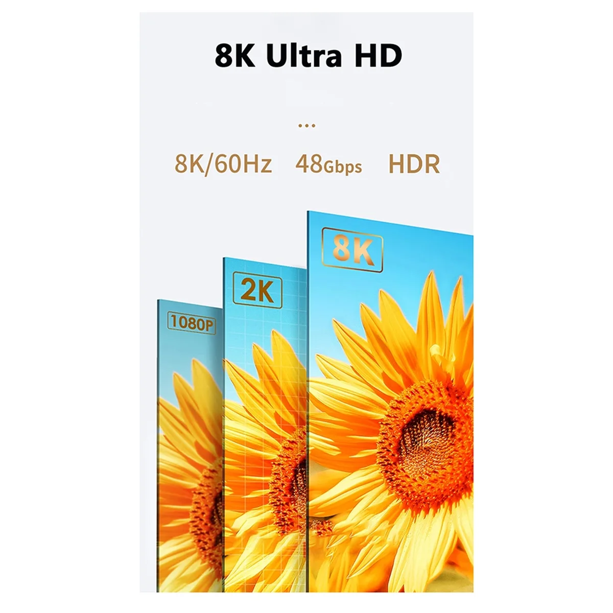 

Ultra High Speed 48Gbps HDR EARC HDCP Optical Fiber Cables 10M_N34R