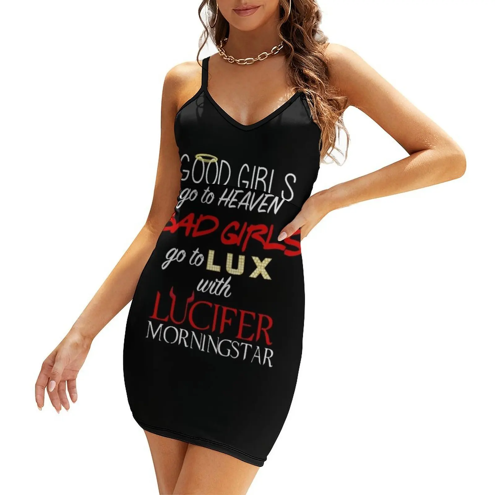 

Go to Lux with Lucifer Sling Dress women formal occasion dresses summer clothes for women Aesthetic clothing