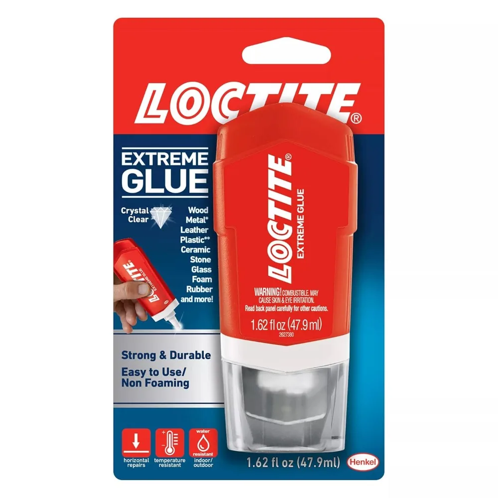 

Strong All-Purpose Glue for Wood, Metal, Leather & Plastic - Dries Clear in 1.62 oz Tube, Ideal for Repairs and Crafts