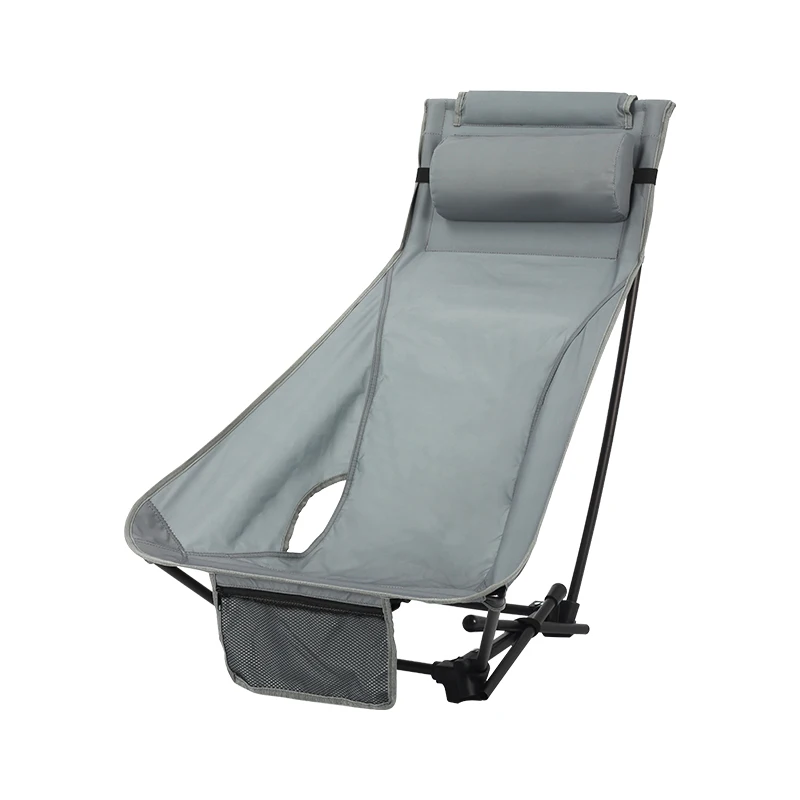 Outdoor Portable Aluminum Alloy Ultralight Compact Hiking Travel Picnic Moon Camping Chair Manufacturers view 2