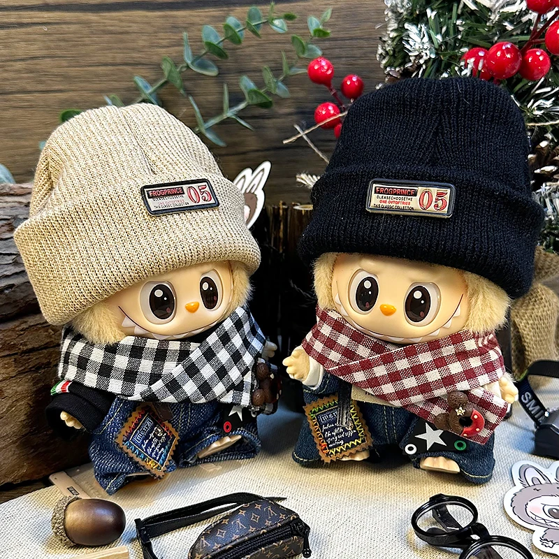 

For/clothe 17cm Labubu Clothes V1v2v3 Forest Trendy Hoodie Labubu Doll Clothes And Party Doll Clothing For Changingset
