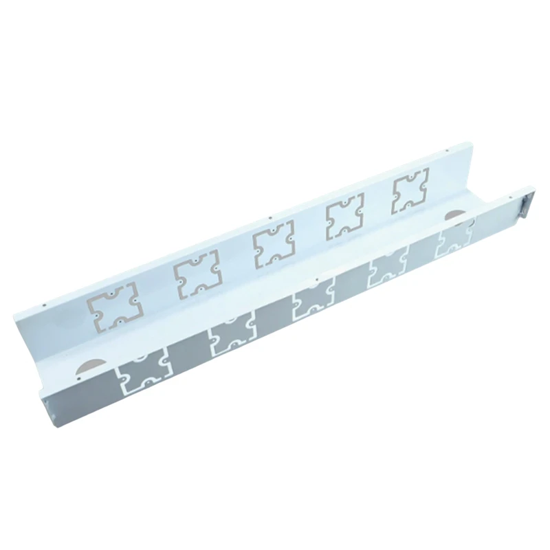 

A95I-Desk Cable Holder 86 Panel Sockets Steel Desktop Wiring Box, Power Strip Cord Holder,Metal Cable Tray Socket Accessories