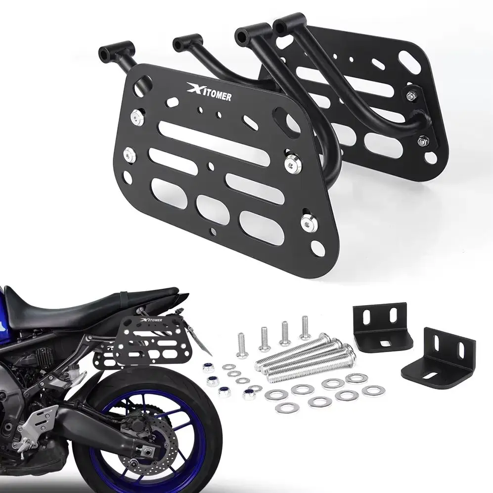 

Fit For Yamaha MT-09/ SP MT09 2021 2022 2023 Motorcycle Saddlebag Bracket Support Racks Pannier Racks Side Carrier Mount Bracket