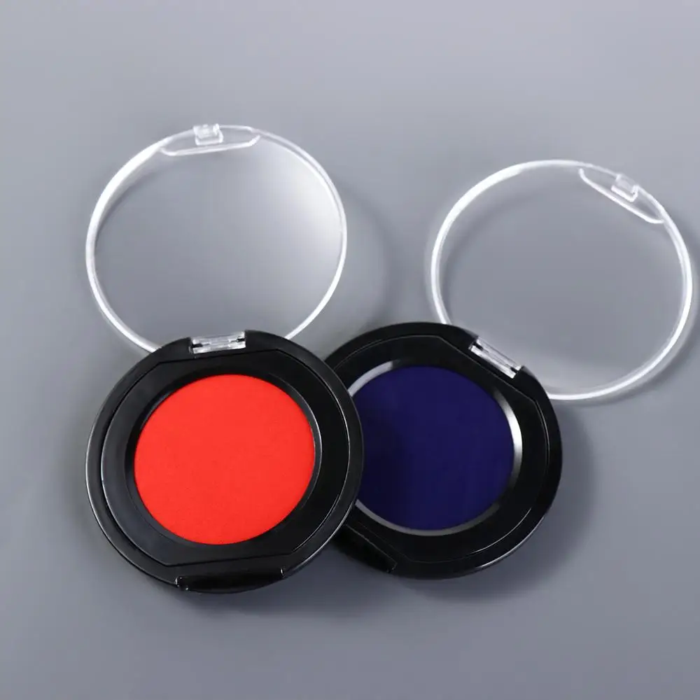 Red Blue Black Mini Fingerprint Ink Pad For Notary Fingerprint ID Security Identification Cards Supplies Fingerprint Kit