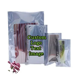 100PCS Open Top Static ESD Shielding Bag DIY Anti-static Instrument Phone Hard Disk Memory Module Cards Video Mainboard Pouches