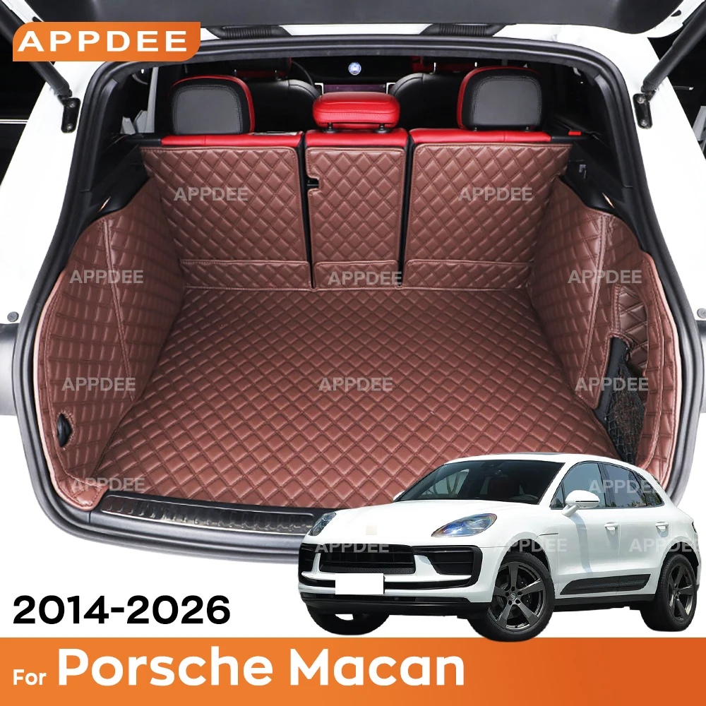 APPDEE para Porsche Macan 2014-2026 2025 2024 2023 22 21 20 19 Alfombrilla de Maletero de Cobertura Completa para Auto, Protector de Carga, Accesorios Interiores