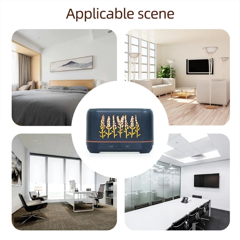 Ароматический диффузор, увлажнитель воздуха, ультразвуковой генератор прохладного тумана, Fogger-эфирное масло, Прямая поставка