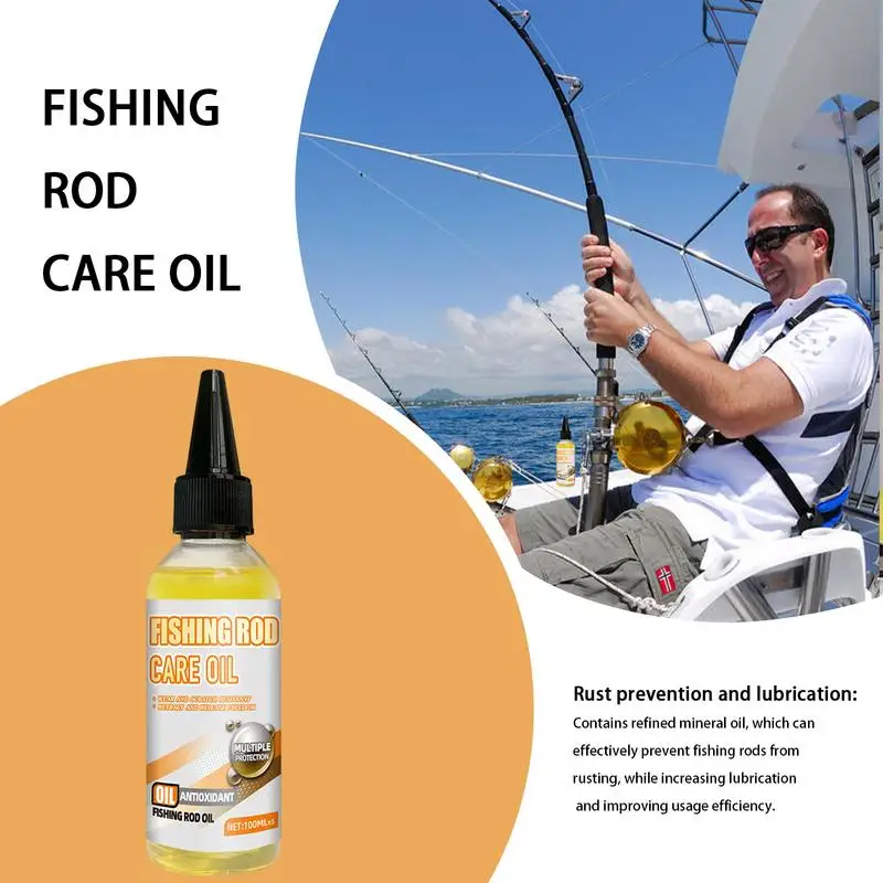 100ml Fishing Reel Grease Fishing Accessories Hardwater Reel Maintenance Bearing Anti-Rust Bearing Lubricant Oil Cleaner