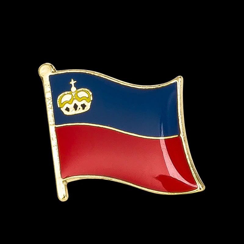 Liechtenstein Flagge Abzeichen Brosche Natinal Anstecknadeln Flagge Anstecknadeln Land Flagge Abzeichen