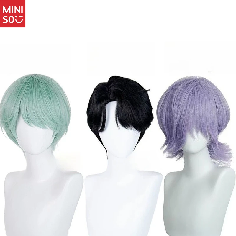 

Miniso Witcher Boys Qin Yu Bei Cosplay Wig, Black Short Hair for Mysterious Character Look