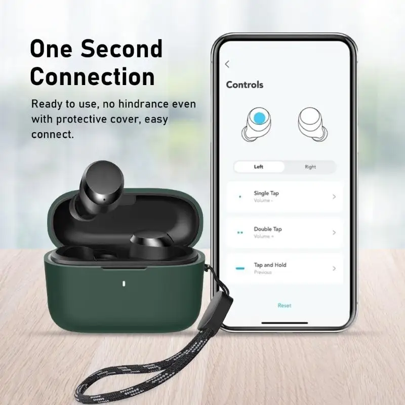

E1PF Suitable for Anker A20i Shockproof Headphone Sleeve Impact-resistant Housing Anti Dust Washable Silicone Cover