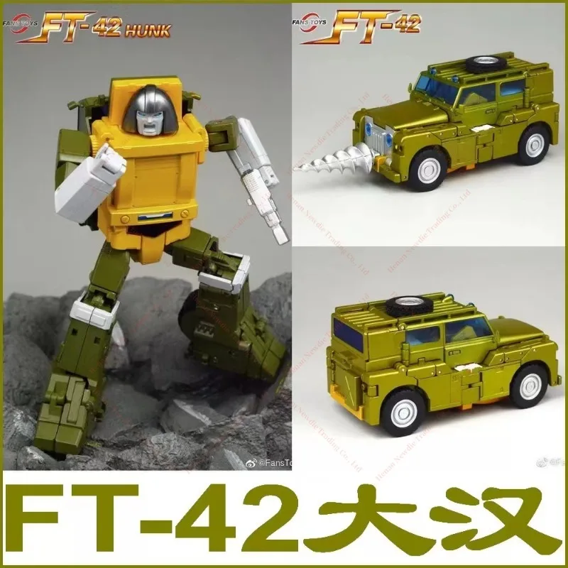 [IN STOCK] Transformation FansToys FT FT42 FT-42 Brawn Hunk Mp Ratio Action Figure Robot Model with Box