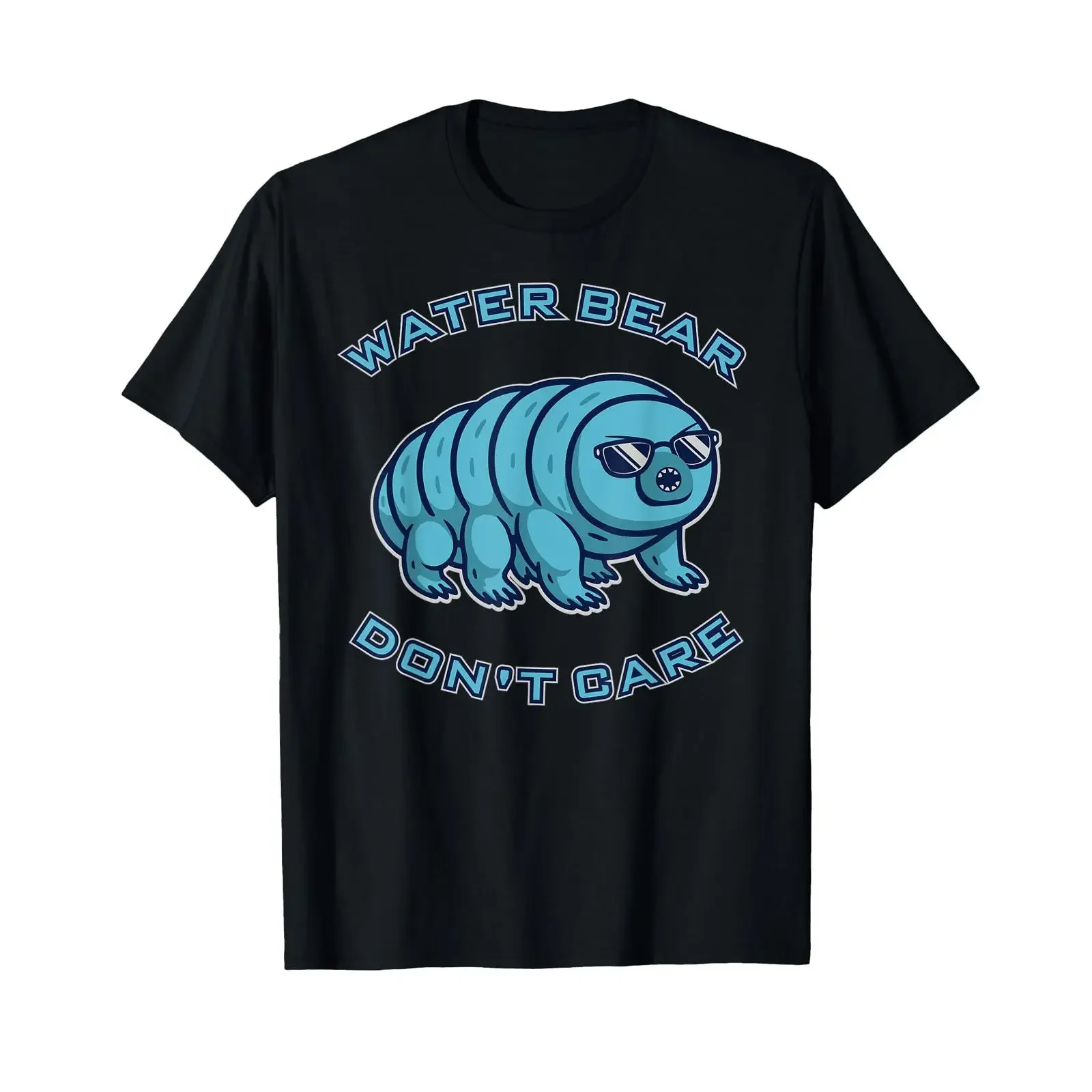 Water Bear Don't Care Tardigrade Microbiologist T Shirt vintage Washed Unisex Breathable designer clothes homme Comfortable