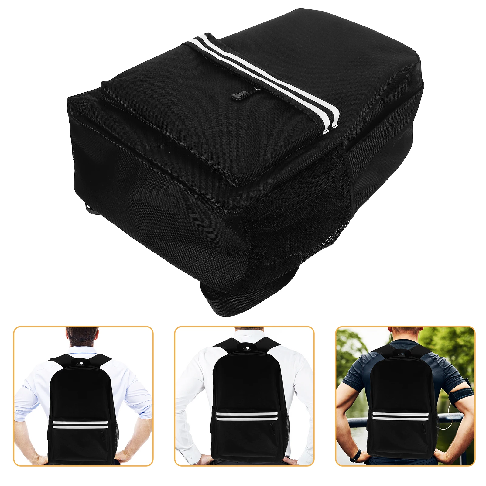

Multifunctional Laptop Backpack For Men Oxford Cloth Business Travel School Bag Large Capacity Waterproof Wear-Resistant