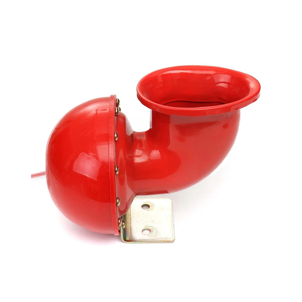 12V Car Modification Horn 200DB With A Large Volume Red Horn Suitable For Cars Ships Motorcycles Cars Trucks And Ships