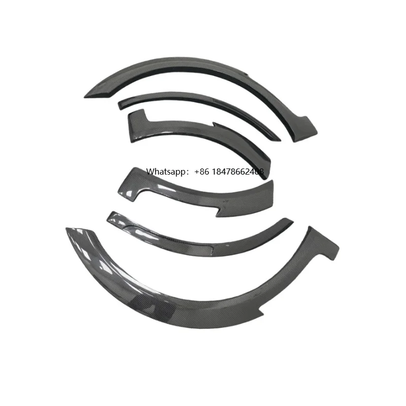 

Q5 SQ5 carbon fiber side bumper wide fender flares Trim Cover for Q5 Sline SQ5 2021-2024